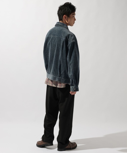 niko and...（ニコアンド）の「ケミカルコーデュロイジャケット（その他アウター・メンズ・ブラック/ブルー・MEDIUM/LARGE）」の6枚目の写真