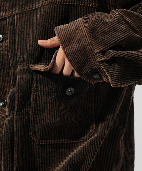 niko and...（ニコアンド）の「ケミカルコーデュロイジャケット（その他アウター・メンズ・ブラック/ブルー・MEDIUM/LARGE）」の14枚目の写真