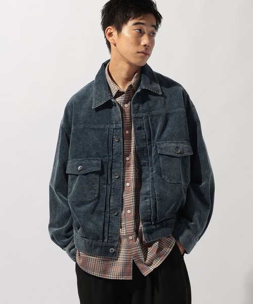 ケミカルコーデュロイジャケット（その他アウター）｜niko and