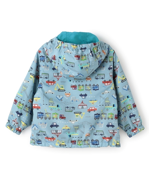 kladskap（クレードスコープ）の「乗り物リバーシブルウィンドブレーカー（ブルゾン・キッズ・黄緑系/ライトブルー・130cm/120cm/100cm/110cm/90cm）」の5枚目の写真