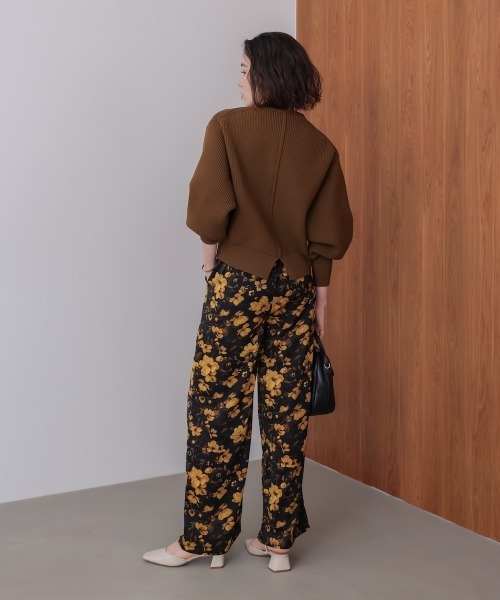 Bou Jeloud(ブージュルード)の「ビッグ釦柄切替カーディガン(カーディガン/ボレロ・レディース・ブラウン/ブルー/ブラック・FREE)」の12枚目の写真