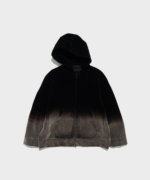 TAAKK(ターク)の「【TAAKK/ターク】HOODIE(パーカー・メンズ・ブラック/オレンジ・2)」の2枚目の写真