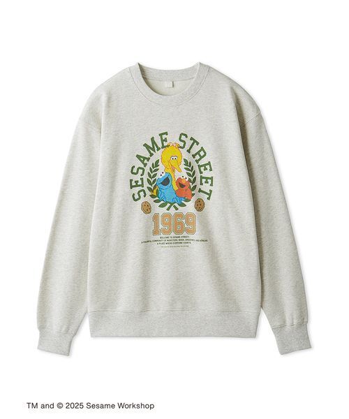 SESAME STREET(セサミストリート)の「リーフロゴ裏毛プルオーバー(スウェット・レディース・ライトグレー/グリーン・M/L)」の16枚目の写真