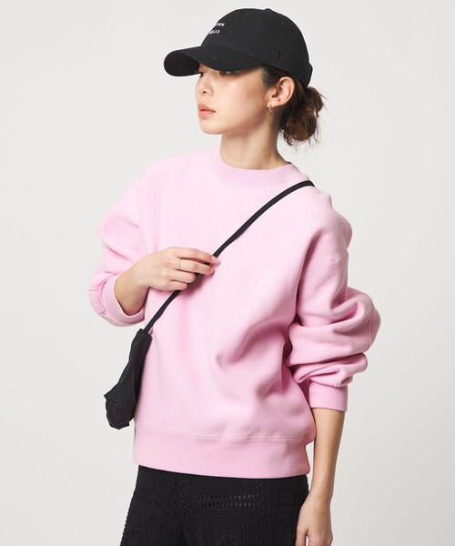 CITEN（シテン）の「＜CITEN＞ユルリバーススウェット（スウェット・レディース・オレンジ/ライトグレー/ダークブラウン/ライトブルー/ホワイト/ピンク/イエロー・M/S）」の7枚目の写真