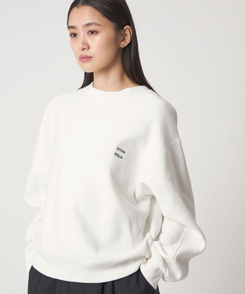 CITEN(シテン)の「<CITEN>ユルリバーススウェット(スウェット・レディース・オレンジ/ライトグレー/ダークブラウン/ライトブルー・M/S)」の5枚目の写真