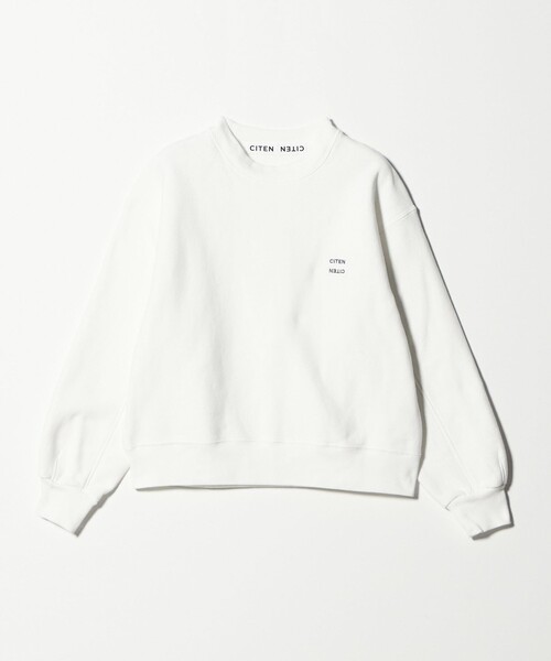 CITEN（シテン）の「＜CITEN＞ユルリバーススウェット（スウェット・レディース・オレンジ/ライトグレー/ダークブラウン/ライトブルー/ホワイト/ピンク/イエロー・M/S）」の8枚目の写真