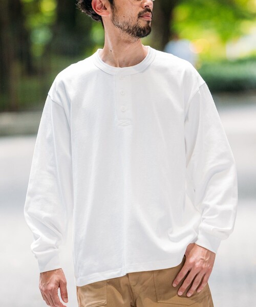 セール】HEAVY WEIGHT / ヘビーウェイト ヘンリーネック ロング