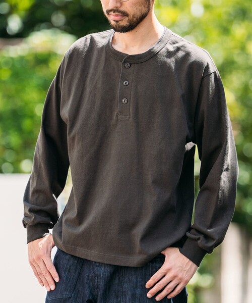 セール】HEAVY WEIGHT / ヘビーウェイト ヘンリーネック ロング