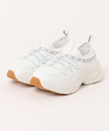 MAD FOOT（マッドフット）の「MADFOOT! マッドフット バンジーレーススニーカー【撥水/軽量/幅広3E】厚底 スリッポン 250030（スニーカー）」