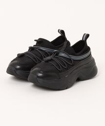 MAD FOOT（マッドフット）の「MADFOOT! マッドフット バンジーレーススニーカー【撥水/軽量/幅広3E】厚底 スリッポン 250030（スニーカー）」