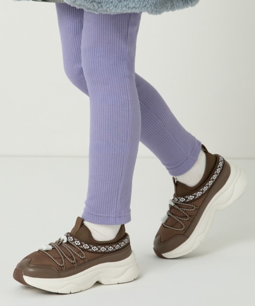 MAD FOOT（マッドフット）の「MADFOOT! マッドフット バンジーレーススニーカー【撥水/軽量/幅広3E】厚底 スリッポン 250030（スニーカー・キッズ・ホワイト/ブラウン系その他/ブラック・24.0cm/23.0cm/22.0cm/21.0cm/20.0cm）」の9枚目の写真