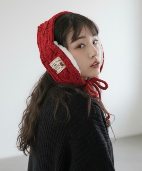 Burner(バーナー)の「【CHI SELECT】裏ボア ロゴワッペン耳当て イヤーマフ chi-earmuff-3-15(イヤーマフ・レディース・イエロー系その他/レッド/ホワイト系その他/ブルー系その他/パープル/マスタード/グリーン/ターコイズブルー/ピンク系その他・FREE)」の9枚目の写真