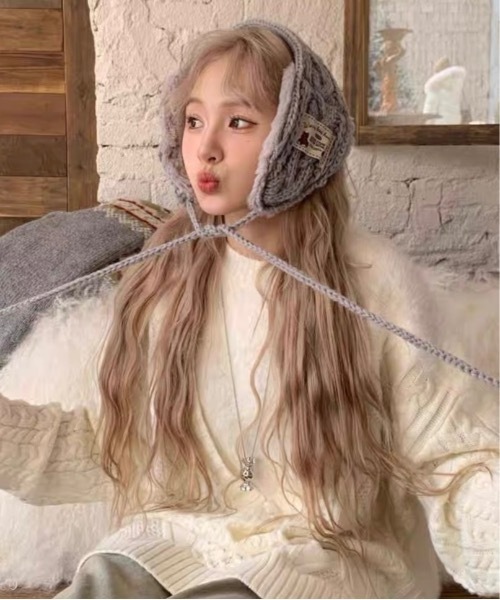 Burner(バーナー)の「【CHI SELECT】裏ボア ロゴワッペン耳当て イヤーマフ chi-earmuff-3-15(イヤーマフ・レディース・イエロー系その他/レッド/ホワイト系その他/ブルー系その他/パープル/マスタード/グリーン/ターコイズブルー/ピンク系その他・FREE)」の10枚目の写真