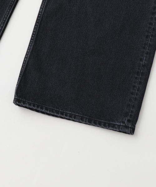 PULP/417EDIFICE(パルプフォーワンセブンエディフィス)の「NO MAINTENANCE / ノーメンテナンス BAGGY DENIM(デニムパンツ・メンズ・ブラック・28/30/32)」の4枚目の写真