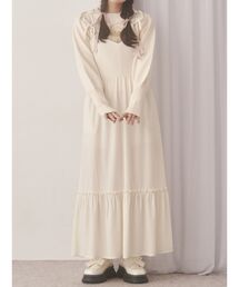 merry jenny | アシメribbonベロアワンピース(ワンピース)