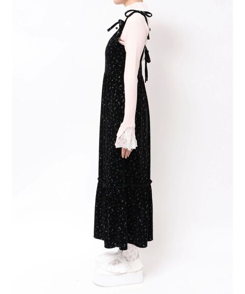 merry jenny（メリージェニー）の「アシメribbonベロアワンピース（ワンピース・レディース・その他1/アイボリー/ブラック・FREE）」の15枚目の写真