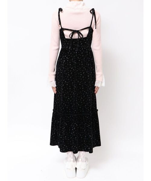 merry jenny（メリージェニー）の「アシメribbonベロアワンピース（ワンピース・レディース・その他1/アイボリー/ブラック・FREE）」の14枚目の写真