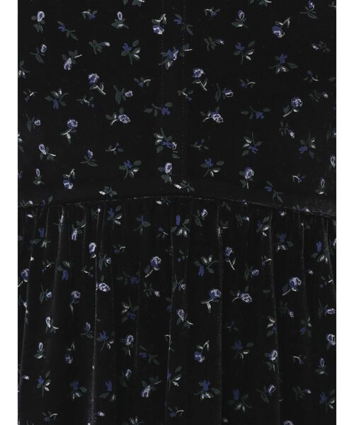 merry jenny（メリージェニー）の「アシメribbonベロアワンピース（ワンピース・レディース・その他1/アイボリー/ブラック・FREE）」の6枚目の写真