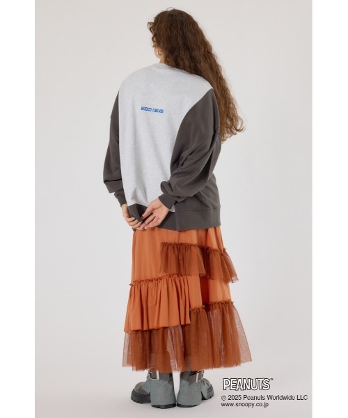 RODEO CROWNS WIDE BOWL（ロデオクラウンズワイドボウル）の「(PEANUTS) カスタムスウェットトップス（スウェット・レディース・ブラック系その他/ブラウン系その他/ブルー系その他3/グリーン系その他・FREE）」の10枚目の写真