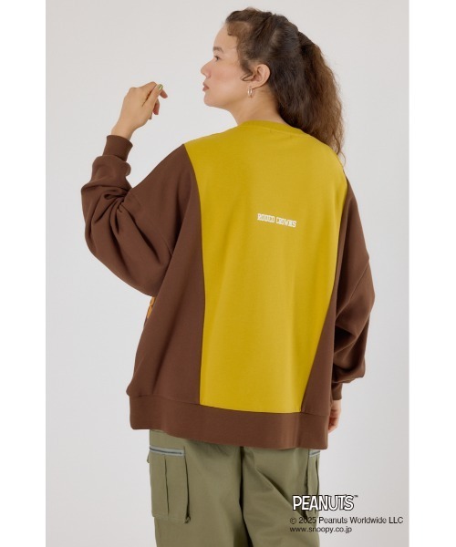 RODEO CROWNS WIDE BOWL（ロデオクラウンズワイドボウル）の「(PEANUTS) カスタムスウェットトップス（スウェット・レディース・ブラック系その他/ブラウン系その他/ブルー系その他3/グリーン系その他・FREE）」の13枚目の写真