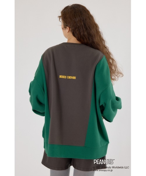 RODEO CROWNS WIDE BOWL（ロデオクラウンズワイドボウル）の「(PEANUTS) カスタムスウェットトップス（スウェット・レディース・ブラック系その他/ブラウン系その他/ブルー系その他3/グリーン系その他・FREE）」の20枚目の写真