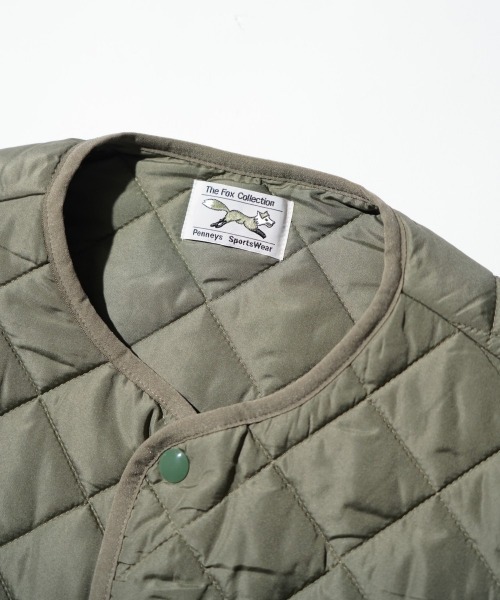 PENNEYS（ぺニーズ）の「PENNEY'S / ペニーズ FOX STANDARD QUILT VEST フォックス キルティング ベスト サーモライト（ベスト・メンズ・グレー系その他7/ネイビー/ブラウン系/ブラック・LARGE/MEDIUM/X-SMALL）」の19枚目の写真