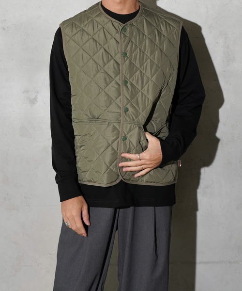 PENNEYS（ぺニーズ）の「PENNEY'S / ペニーズ FOX STANDARD QUILT VEST フォックス キルティング ベスト サーモライト（ベスト・メンズ・グレー系その他7/ネイビー/ブラウン系/ブラック・LARGE/MEDIUM/X-SMALL）」の5枚目の写真