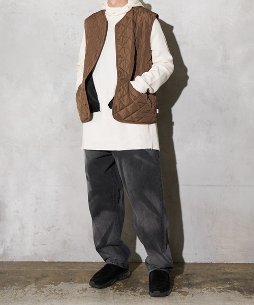 PENNEYS（ぺニーズ）の「PENNEY'S / ペニーズ FOX STANDARD QUILT VEST フォックス キルティング ベスト サーモライト（ベスト・メンズ・グレー系その他7/ネイビー/ブラウン系/ブラック・LARGE/MEDIUM/X-SMALL）」の8枚目の写真