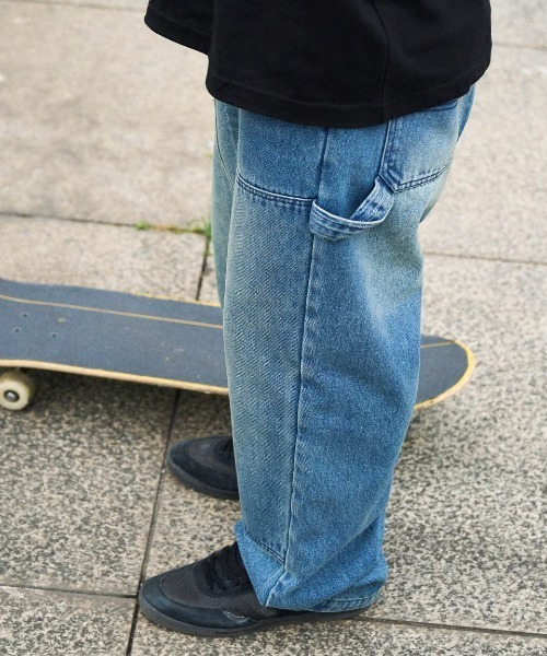 ELEMENT(エレメント)の「ELEMENT メンズ SHOD PANTS HAMMER WKNEE PAINT デニムパンツ 【2025年秋冬モデル】/エレメントダブルニーワークペインターパンツ(デニムパンツ・メンズ・ブラック系その他/ブルー系その他・MEDIUM/X-LARGE/LARGE)」の14枚目の写真