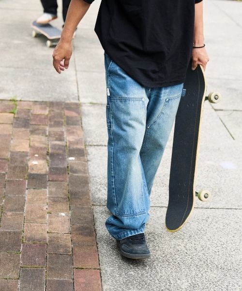 ELEMENT(エレメント)の「ELEMENT メンズ SHOD PANTS HAMMER WKNEE PAINT デニムパンツ 【2025年秋冬モデル】/エレメントダブルニーワークペインターパンツ(デニムパンツ・メンズ・ブラック系その他/ブルー系その他・MEDIUM/X-LARGE/LARGE)」の16枚目の写真