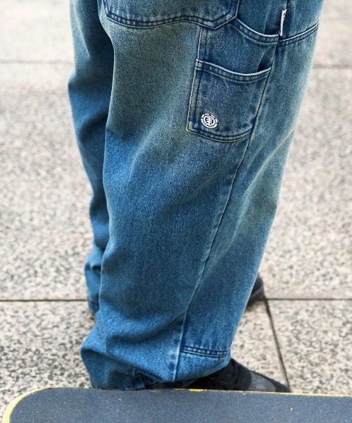 ELEMENT(エレメント)の「ELEMENT メンズ SHOD PANTS HAMMER WKNEE PAINT デニムパンツ 【2025年秋冬モデル】/エレメントダブルニーワークペインターパンツ(デニムパンツ・メンズ・ブラック系その他/ブルー系その他・MEDIUM/X-LARGE/LARGE)」の18枚目の写真