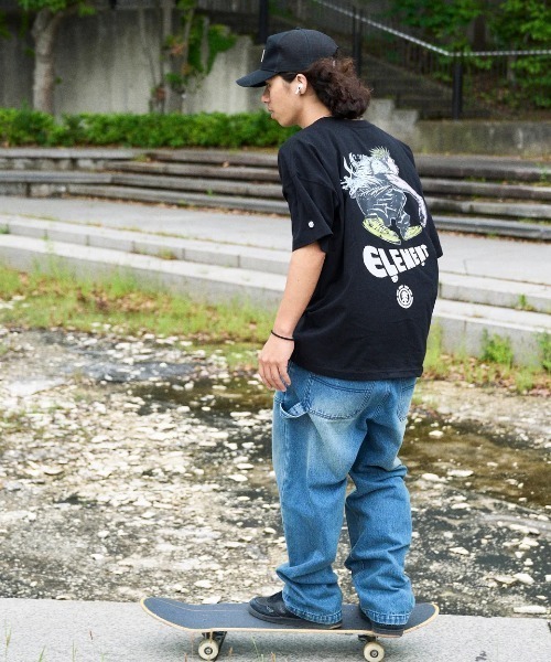 ELEMENT(エレメント)の「ELEMENT メンズ SHOD PANTS HAMMER WKNEE PAINT デニムパンツ 【2025年秋冬モデル】/エレメントダブルニーワークペインターパンツ(デニムパンツ・メンズ・ブラック系その他/ブルー系その他・MEDIUM/X-LARGE/LARGE)」の19枚目の写真