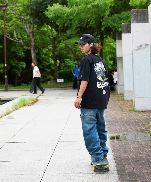 ELEMENT(エレメント)の「ELEMENT メンズ SHOD PANTS HAMMER WKNEE PAINT デニムパンツ 【2025年秋冬モデル】/エレメントダブルニーワークペインターパンツ(デニムパンツ・メンズ・ブラック系その他/ブルー系その他・MEDIUM/X-LARGE/LARGE)」の20枚目の写真