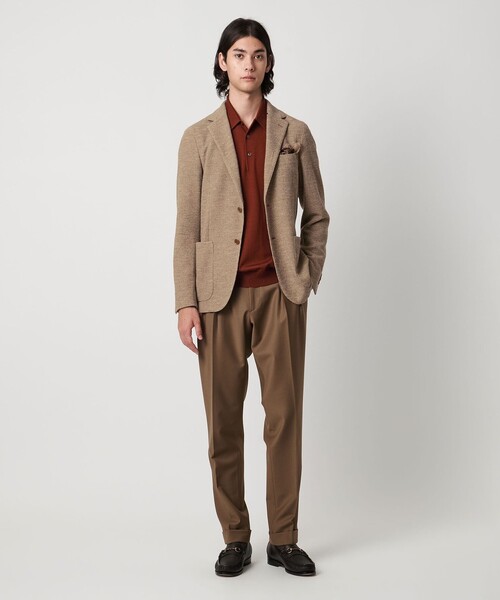 UNITED ARROWS（ユナイテッドアローズ）の「LANIFICIO ROMA カノコ シングル2ボタン テーラードジャケット COMFORT EASY‐MODEL（テーラードジャケット・メンズ・ベージュ・50/46/48）」の2枚目の写真