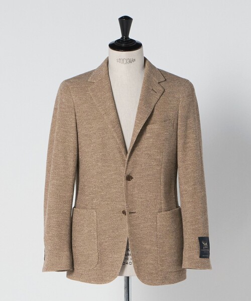UNITED ARROWS（ユナイテッドアローズ）の「LANIFICIO ROMA カノコ シングル2ボタン テーラードジャケット COMFORT EASY‐MODEL（テーラードジャケット・メンズ・ベージュ・50/46/48）」の6枚目の写真