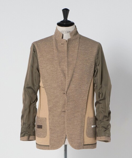 UNITED ARROWS（ユナイテッドアローズ）の「LANIFICIO ROMA カノコ シングル2ボタン テーラードジャケット COMFORT EASY‐MODEL（テーラードジャケット・メンズ・ベージュ・50/46/48）」の15枚目の写真