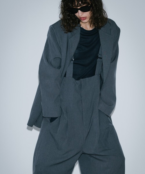 シングルブレストテーラードジャケット（テーラードジャケット