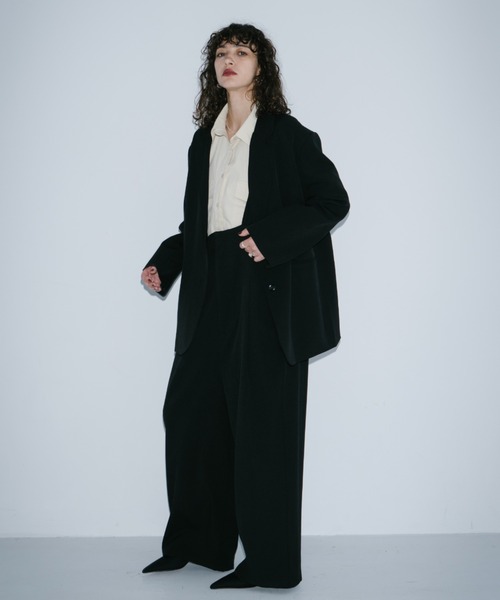 HANNE（アン）の「シングルブレストテーラードジャケット（テーラードジャケット・レディース・グレー/ブラック/ベージュ・S/M）」の6枚目の写真