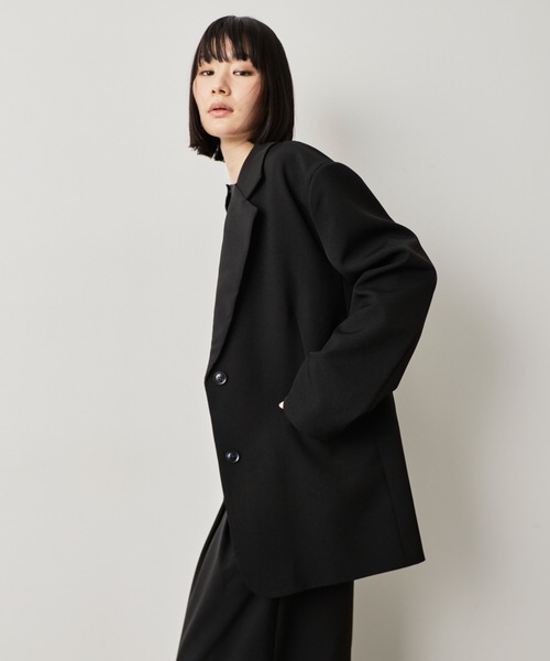 シングルブレストテーラードジャケット（テーラードジャケット