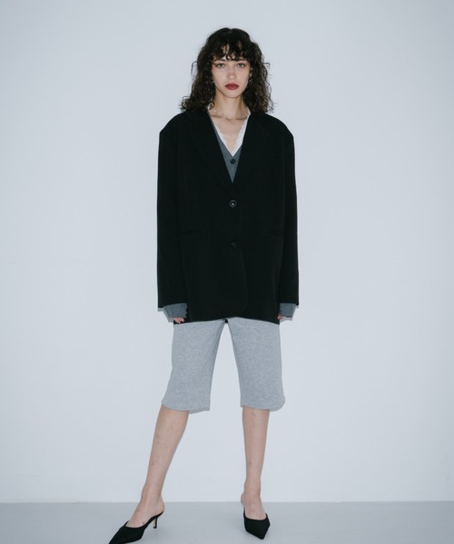 HANNE（アン）の「シングルブレストテーラードジャケット（テーラードジャケット・レディース・グレー/ブラック/ベージュ・S/M）」の9枚目の写真