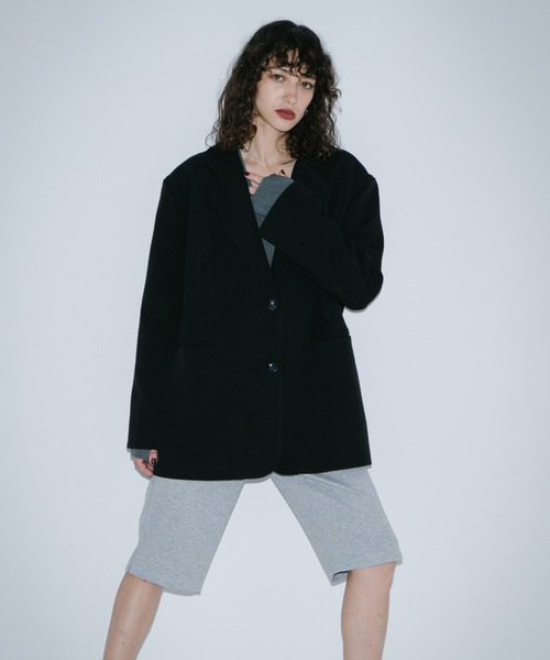 HANNE（アン）の「シングルブレストテーラードジャケット（テーラードジャケット・レディース・グレー/ブラック/ベージュ・S/M）」の8枚目の写真