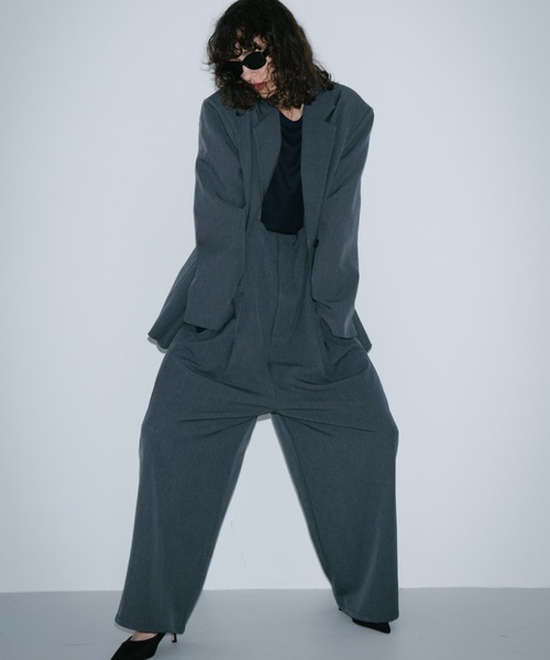 HANNE（アン）の「シングルブレストテーラードジャケット（テーラードジャケット・レディース・グレー/ブラック/ベージュ・S/M）」の14枚目の写真