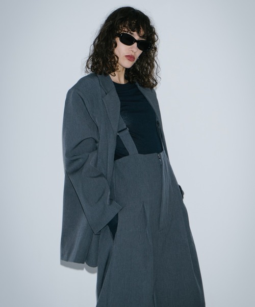 HANNE（アン）の「シングルブレストテーラードジャケット（テーラードジャケット・レディース・グレー/ブラック/ベージュ・S/M）」の15枚目の写真