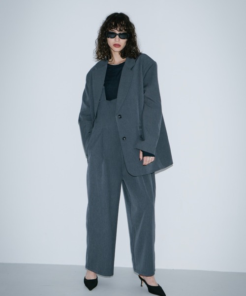 シングルブレストテーラードジャケット（テーラードジャケット