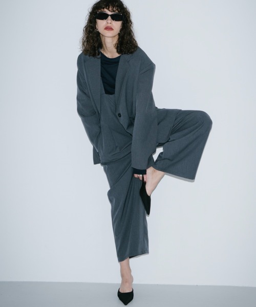 HANNE（アン）の「シングルブレストテーラードジャケット（テーラードジャケット・レディース・グレー/ブラック/ベージュ・S/M）」の16枚目の写真