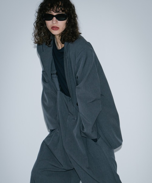 HANNE（アン）の「シングルブレストテーラードジャケット（テーラードジャケット・レディース・グレー/ブラック/ベージュ・S/M）」の17枚目の写真