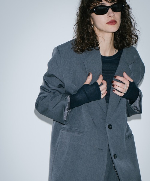 HANNE（アン）の「シングルブレストテーラードジャケット（テーラードジャケット・レディース・グレー/ブラック/ベージュ・S/M）」の12枚目の写真