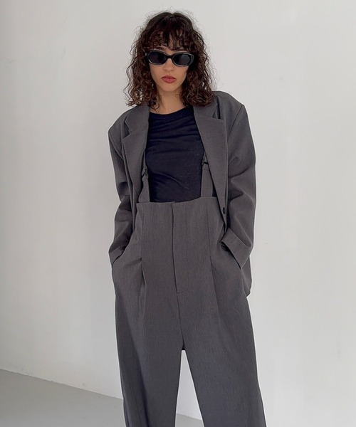 シングルブレストテーラードジャケット（テーラードジャケット