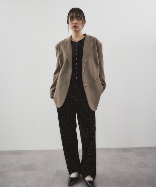 シングルブレストテーラードジャケット（テーラードジャケット