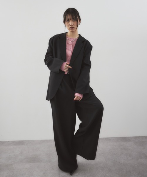 シングルブレストテーラードジャケット（テーラードジャケット